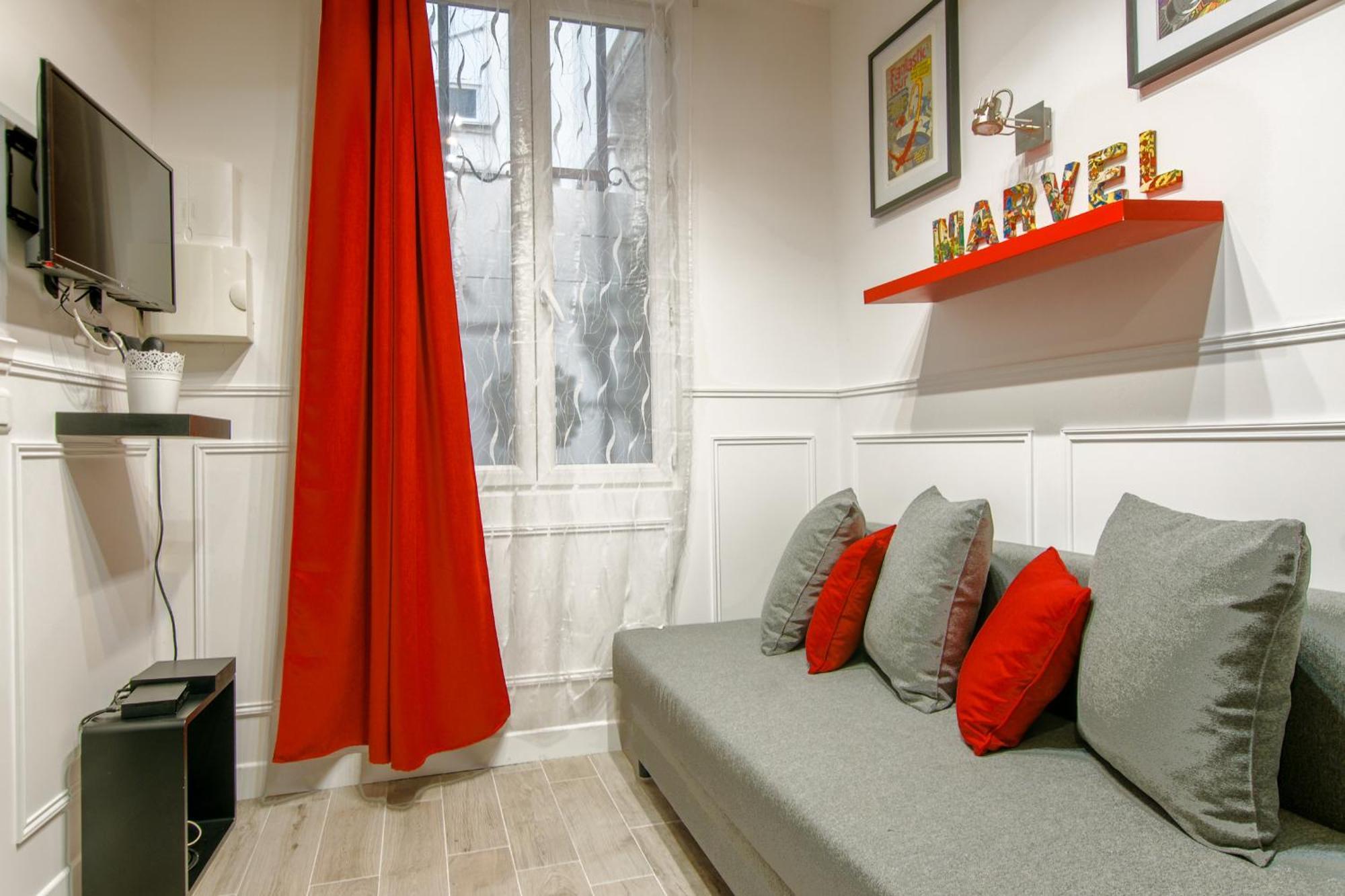 Апартаменты 25 - Fun Duplex In Montorgueil Париж Экстерьер фото